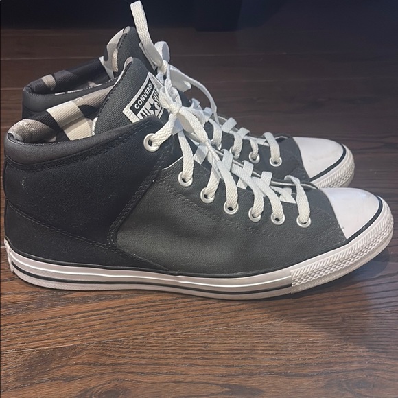 Converse Other - Men’s Converse Black and White High-Top Sneakers